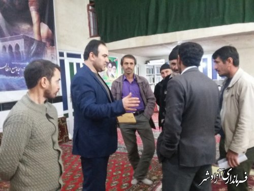 برگزاری نشست پرسش و پاسخ رئیس مرکز جهادکشاورزی فارسیان با کشاورزان روستای نرگس چال