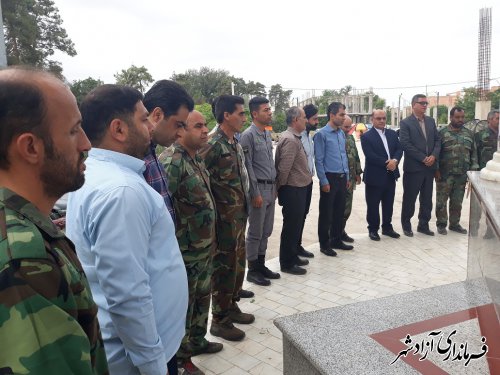 غبار روبی مزار شهدا