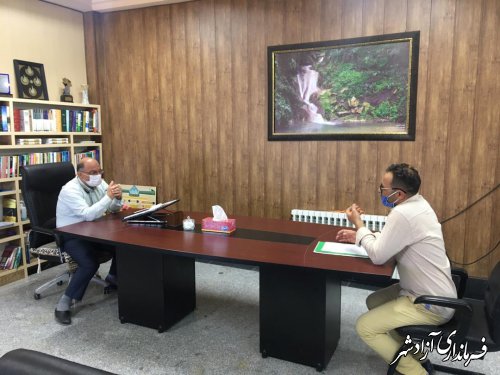ملاقات عمومی فرماندار شهرستان آزادشهر برگزار شد