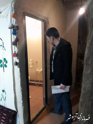 بازدید رئیس اداره میراث فرهنگی، گردشگری و صنایع دستی شهرستان آزادشهر از اقامتگاه کدخدا