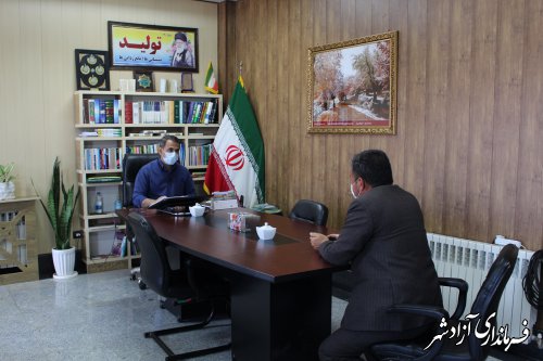 ملاقات عمومی جمعی از شهروندان با فرماندار شهرستان آزادشهر برگزار شد