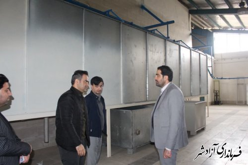 بازدید فرماندارآزادشهر از گروه صنعتی صباح و شرکت الکترو رعد گلستان