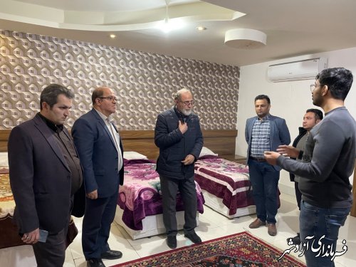 نظارت کارشناسان اداره کل میراث فرهنگی استان گلستان بر تاسيسات گردشگري شهرستان آزادشهر
