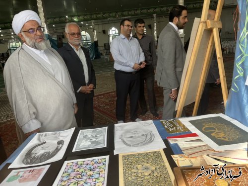 همزمان با آغاز هفته ملی کودک انجام شد؛ برپایی نمایشگاه فرهنگی هنری در آزادشهر