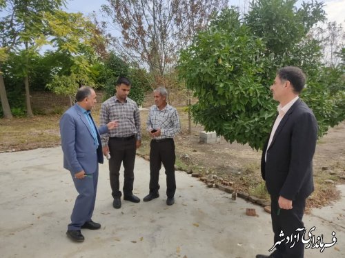 بازدید مدیر آموزش و پرورش شهرستان آزادشهر از مدارس روستایی این شهرستان