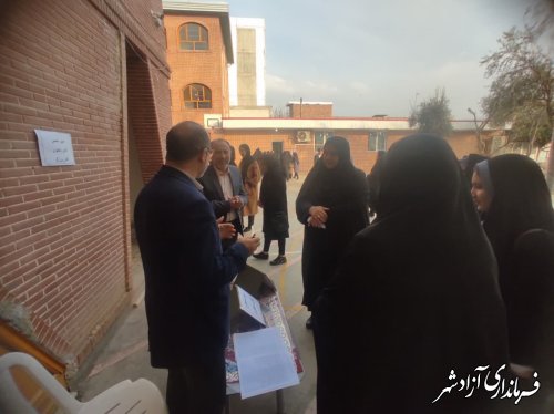 جلسه شورای دبیران و دیدار چهره به چهره اولیاء با دبیران دبیرستان متوسطه دوم شاهد دختران